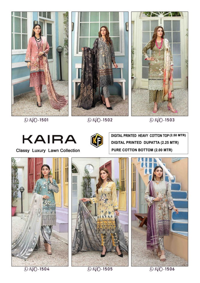 Keval Kaira Vol 15 Karachi Cotton Dress Material Catalog
